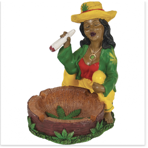 Jamaican Poly Resin Ashtray