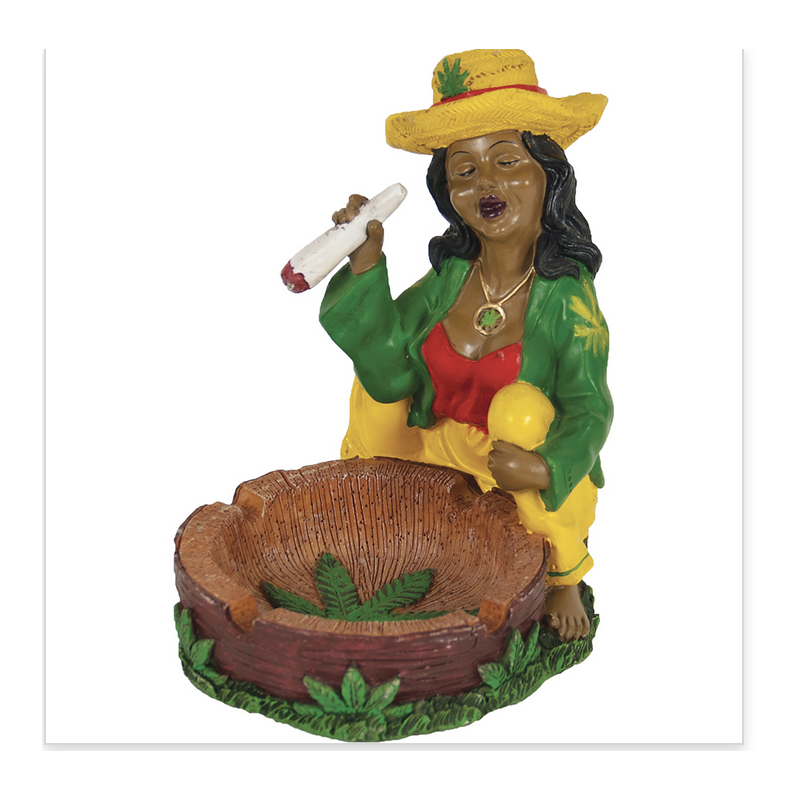 Jamaican Poly Resin Ashtray