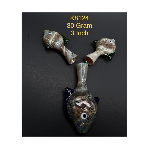 Glass Chillum K8124