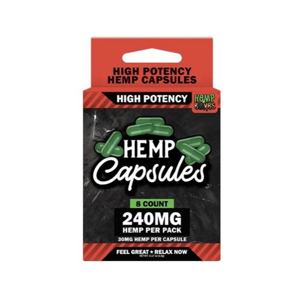 HB CBD Capsules 240mg 8pk