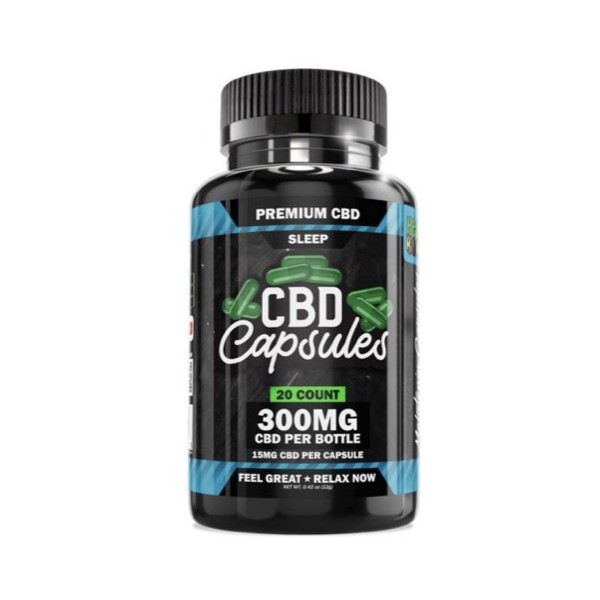 HB CBD Sleep Capsules 300mg 20ct Jar