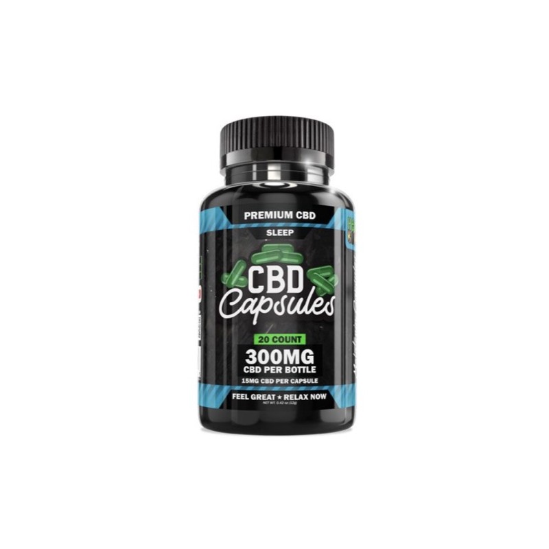 HB CBD Sleep Capsules 300mg 20ct Jar