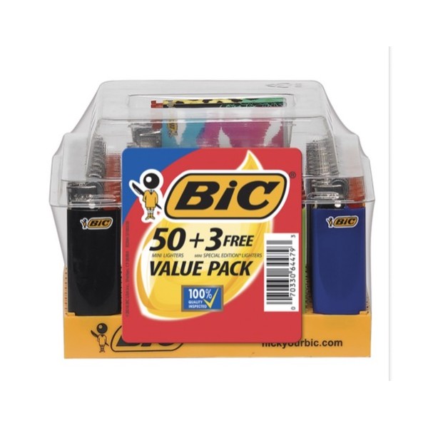 Mini Bic Lighter 50CT