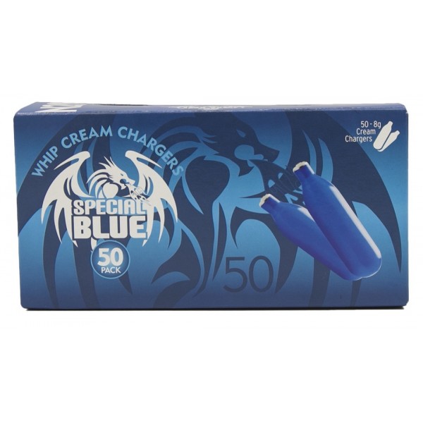Special Blue Whip Cream Chargers 50PK