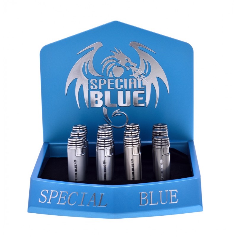 Special Blue Bullet Deluxe Torch Lighter 12PK