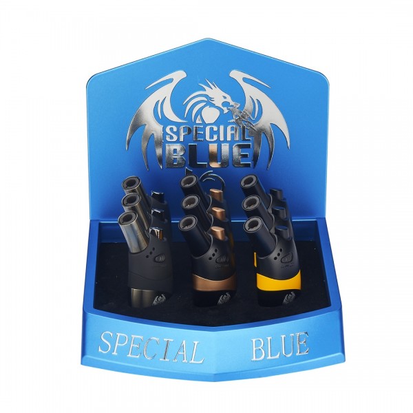 Special Blue Rock Steady Torch Lighter 9PK