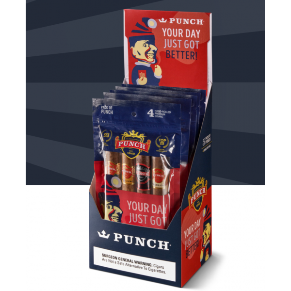 Punch 93 Rating Sampler 5/4 Pouch Cigars