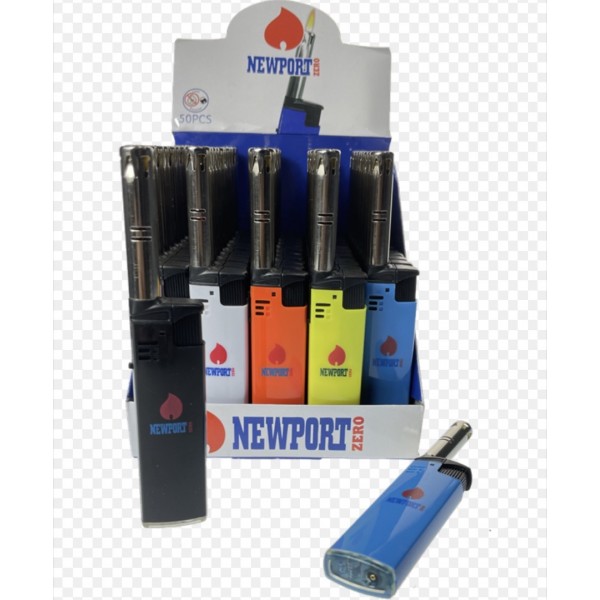 Newport Zero Long Reach Torch Lighter 50pk