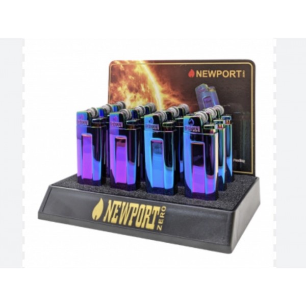 Newport Zero Icy Blue Lighters 12PK