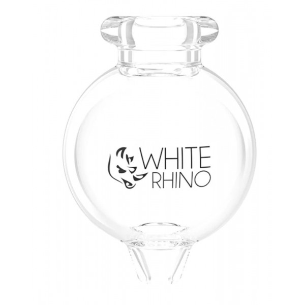 WHITE RHINO Glass Bubble V2 Carb Cap 20ct