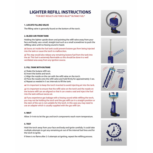 Blue Torch Butane Fluid 18ML