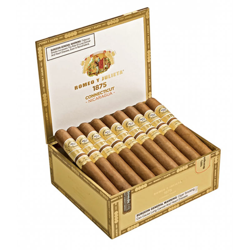 Romeo Y Julieta 1875 Connecticut Nicaragua Toro 25/Bx