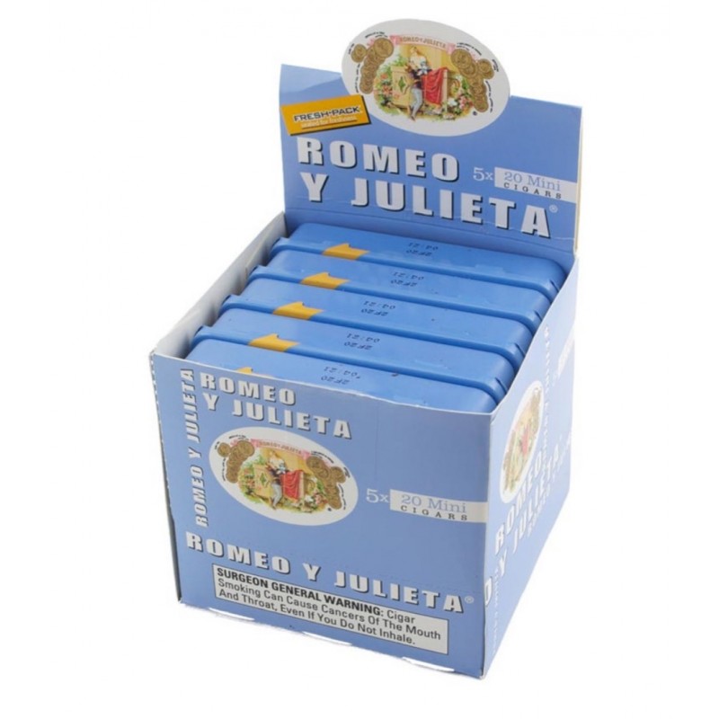 Romeo Y Julieta Spain Orginal Blue 5/20 Tin 100CT