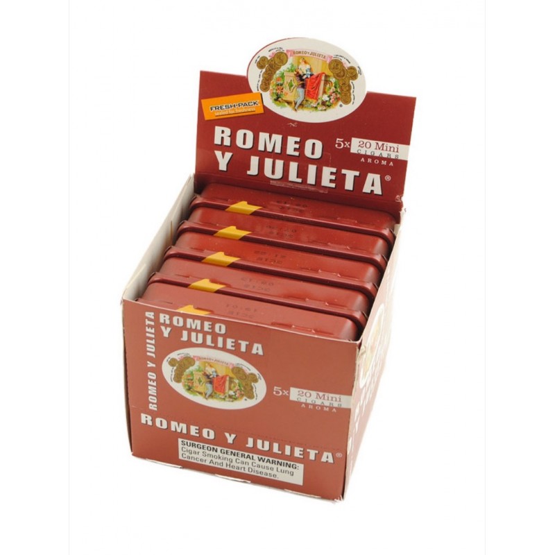 Romeo Y Julieta Spain Orginal Red 5/20 Tin