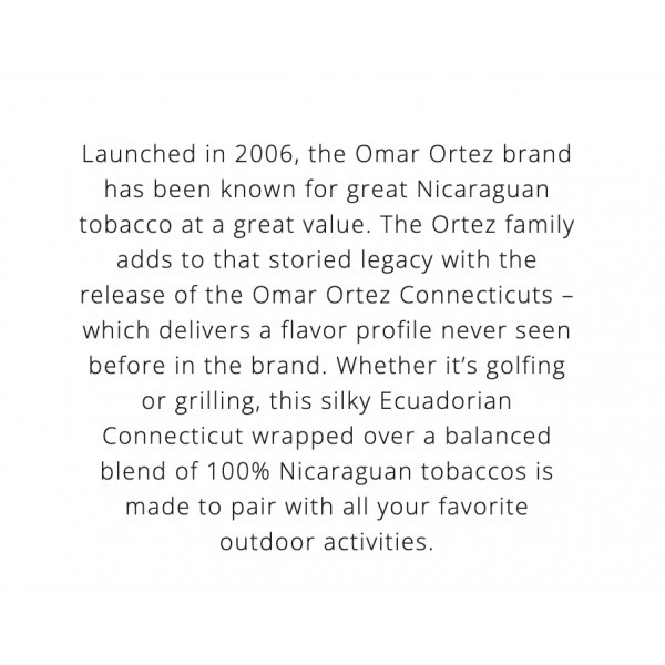 Omar Ortez Connecticuts Robusto 60/Bx