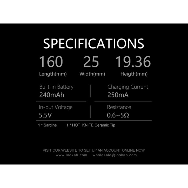 Sardine Hot Knife Kit