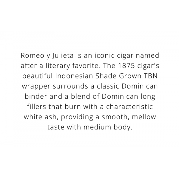 Romeo Y Julieta 1875 Romeo Court 10/Bx