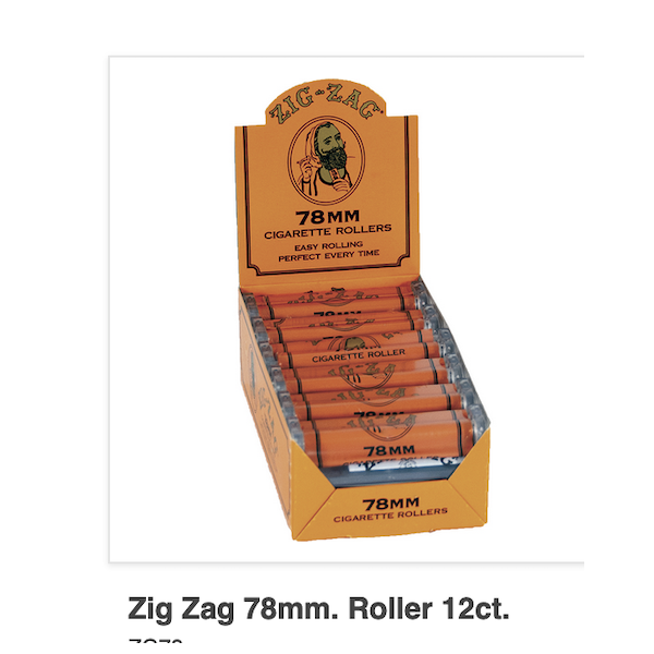 Zig Zag Roller 78mm 12pk