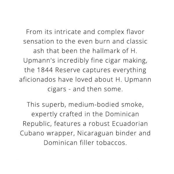 H UPMANN 1844 Reserve (MM) Aperitifs 33X4 6TIN30