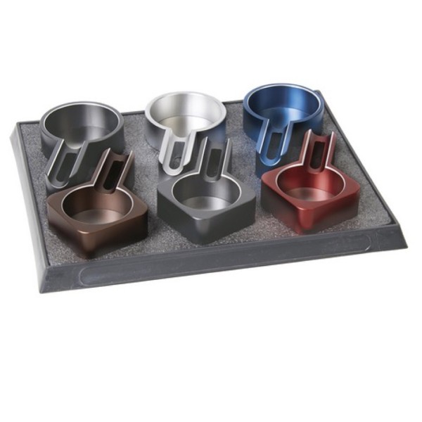 Cigar Aluminum Colored Cigar Ashtrays 6CT