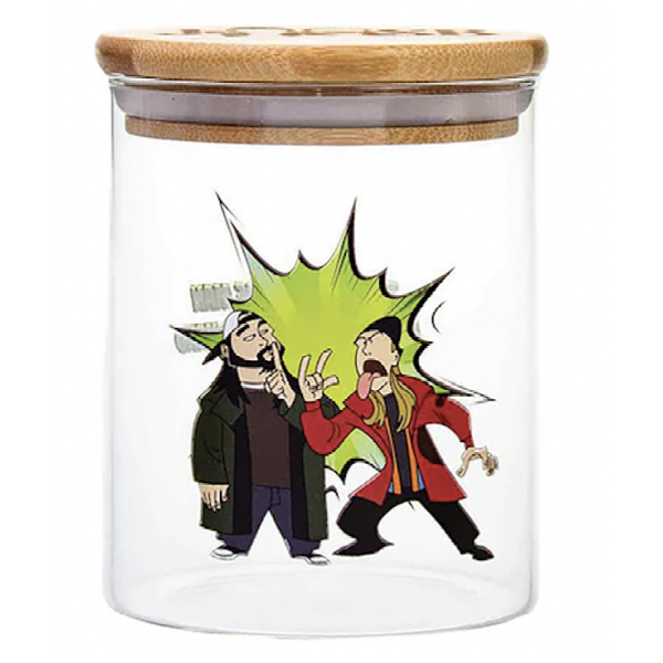 Jay & Silent Bob Large Glass Jar