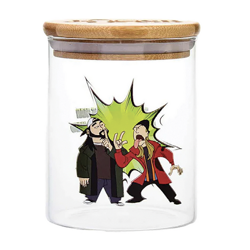 Jay & Silent Bob Large Glass Jar