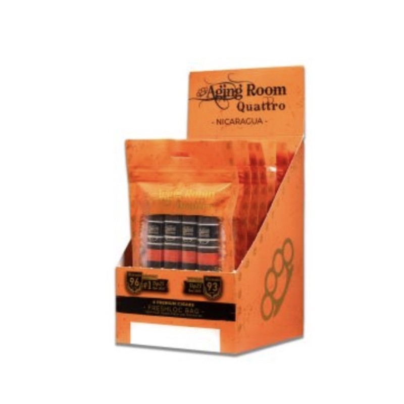 Aging Room Quattro Nicaragua Vibrato Toro 8-4PKS 32CT