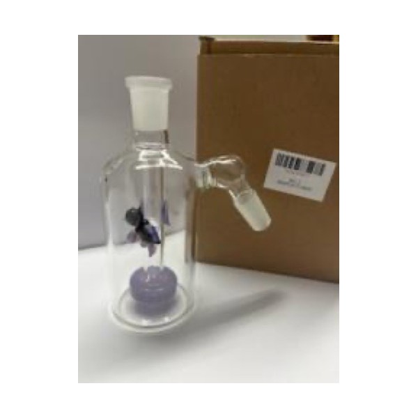 Glass Ash Catcher (AC-7) 45 Deg 14MM BEE Design