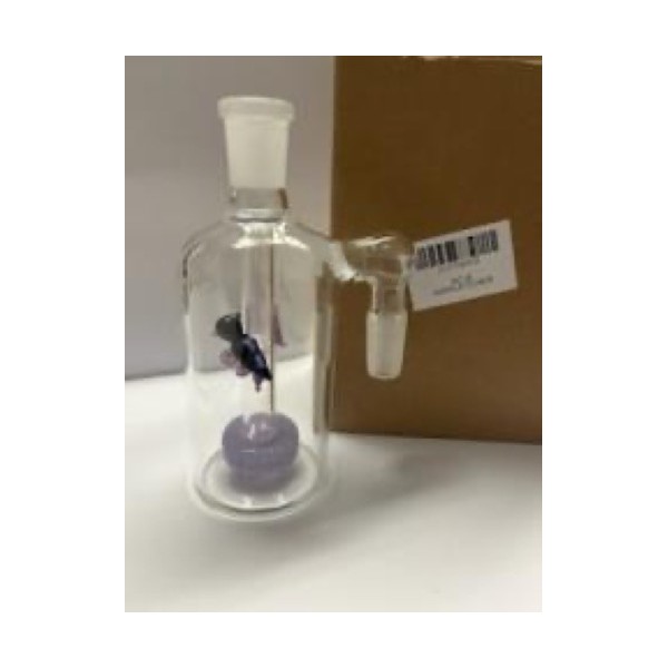 Glass Ash Catcher (AC-8) 90 Deg 14MM BEE Design