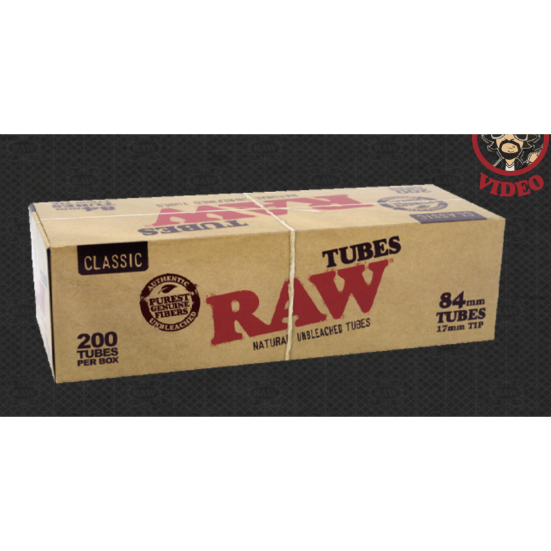 RAW Tubes Bulk 200CT 84MM/17MM