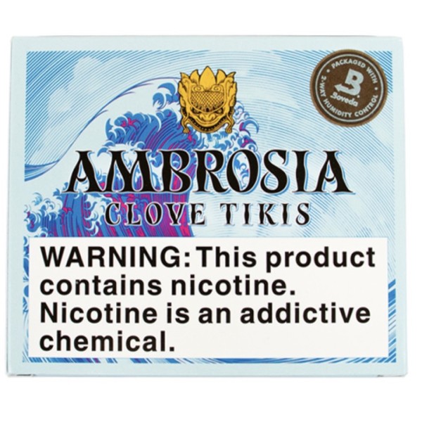 Ambrosia Clove Tiki Tins 50CT