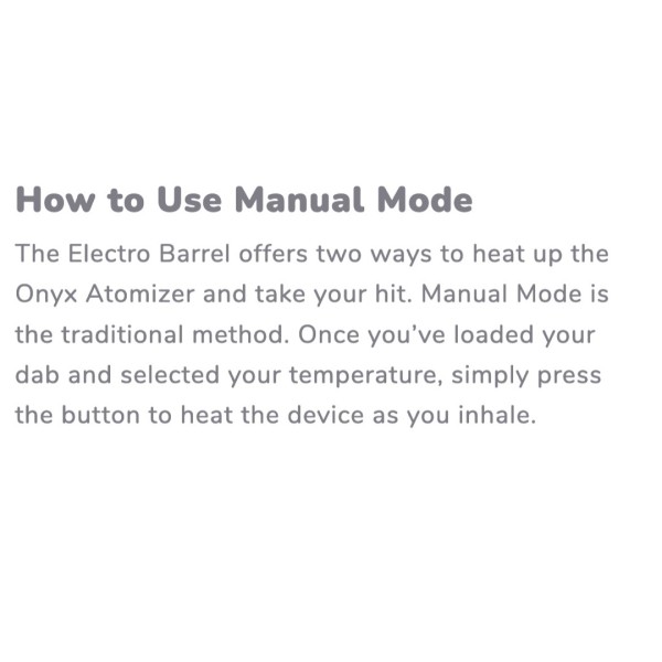 Ooze Electro Barrel E-rig 2000MAH