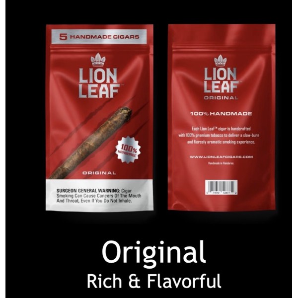 Lion Leaf Original 8Pks of 5 cigars 40ct