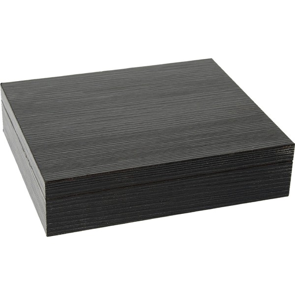 Humidor Black PVC Veneer BE39 (Holds 12 Cigars)