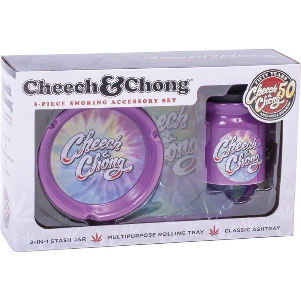 Cheech & Chong Gift Set CCGS2 - Purple Tie Dye