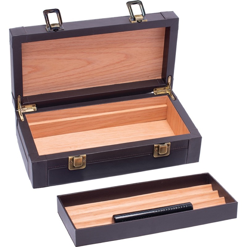 Brown Basket Humidor XC571