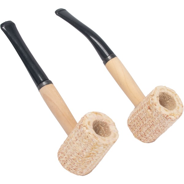 Corn Cob Pipes CP12 (Large Size) 12CT