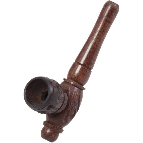 Mix Size Carved Wood Tobacco Pipe 12CT (CWP12)