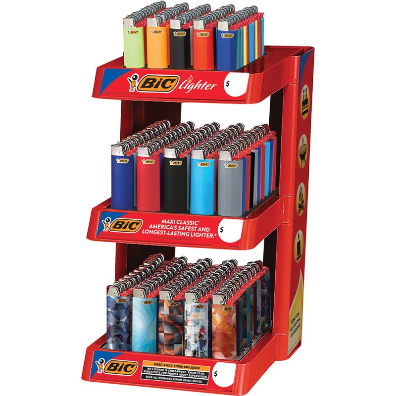 3 Tier Bic Disp W/ Lighter (LCX399)