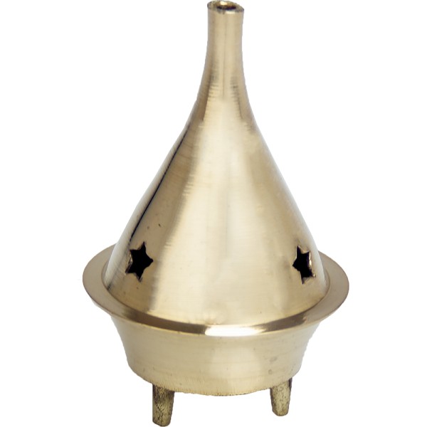 Brass Incense Cone Burner 6CT
