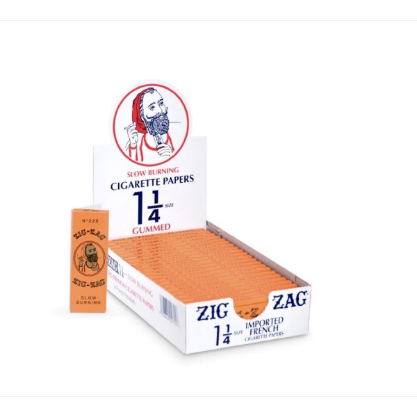 Zig Zag 1 1/4 Orange Rolling Papers 24PK
