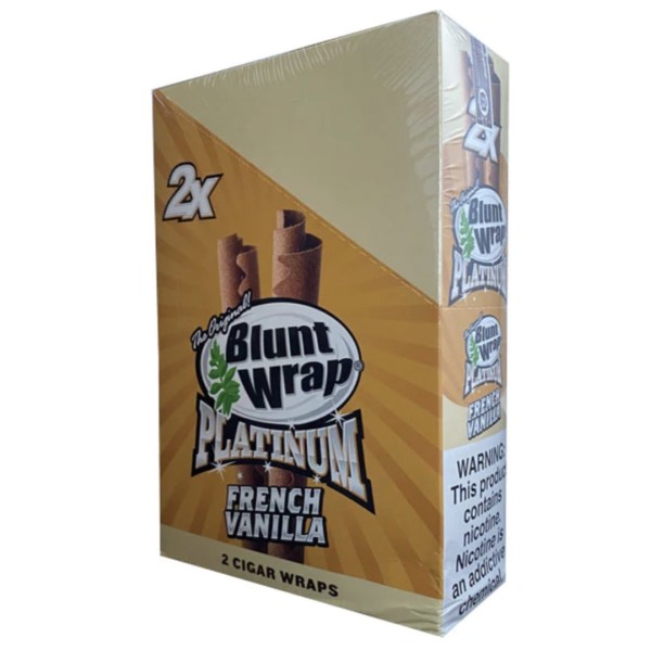 Double Platinum Blunt Wraps 2PK-25CT