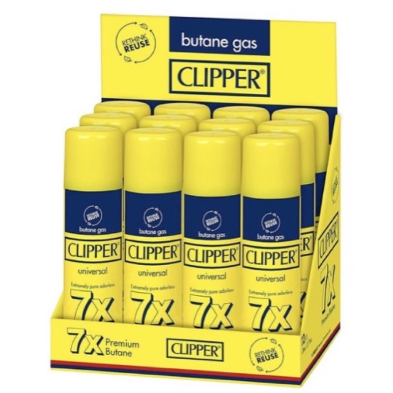 Clipper Butane 7X - 138ML 12CT