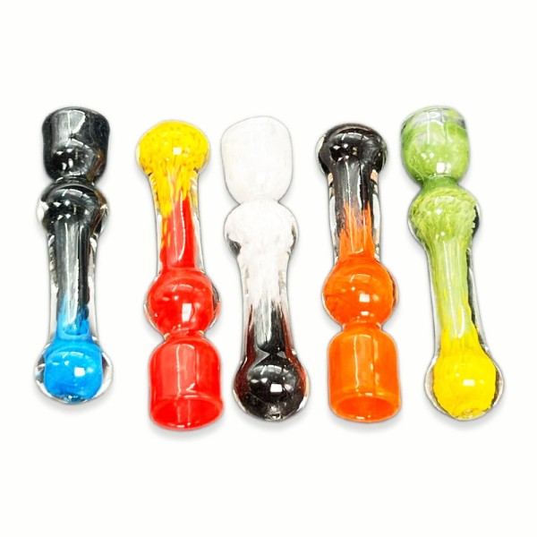 KKR2595 Ball & Multiple Frit Color Art Chillum