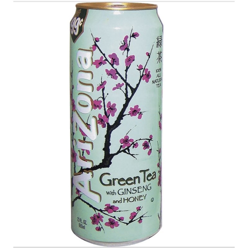 Arizona Green Tea Safe Can 22OZ