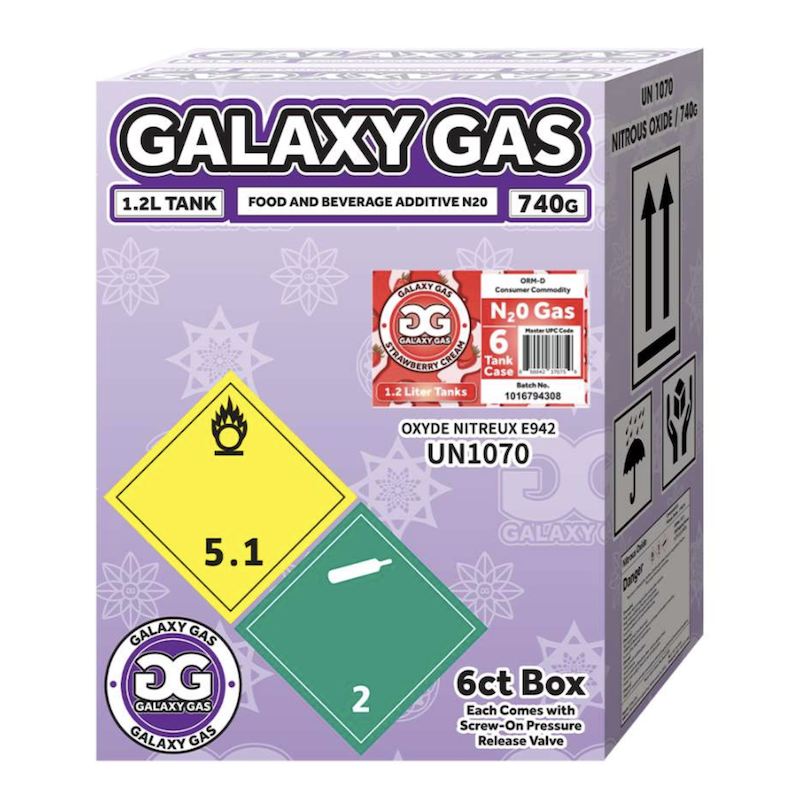 Galaxy Gas 1.2 lt tank 700g 6ct