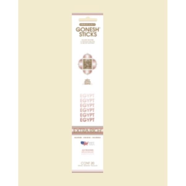 Gonesh Stick White Package 4PK of 20 Incense