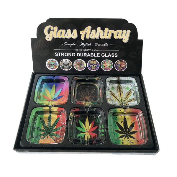 Glass Ashtray N4001 6CT