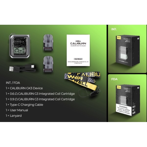 Caliburn GK3 Pod Kit