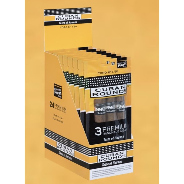 Cuban Rounds Robusto Natural "Sealed Fresh" (8/3)